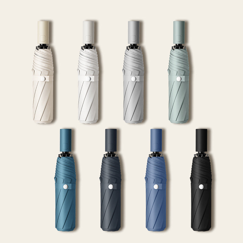 Ladies Automatic Folding Umbrella with Ergonomic Design and Wind Resistant Technology Stornfield