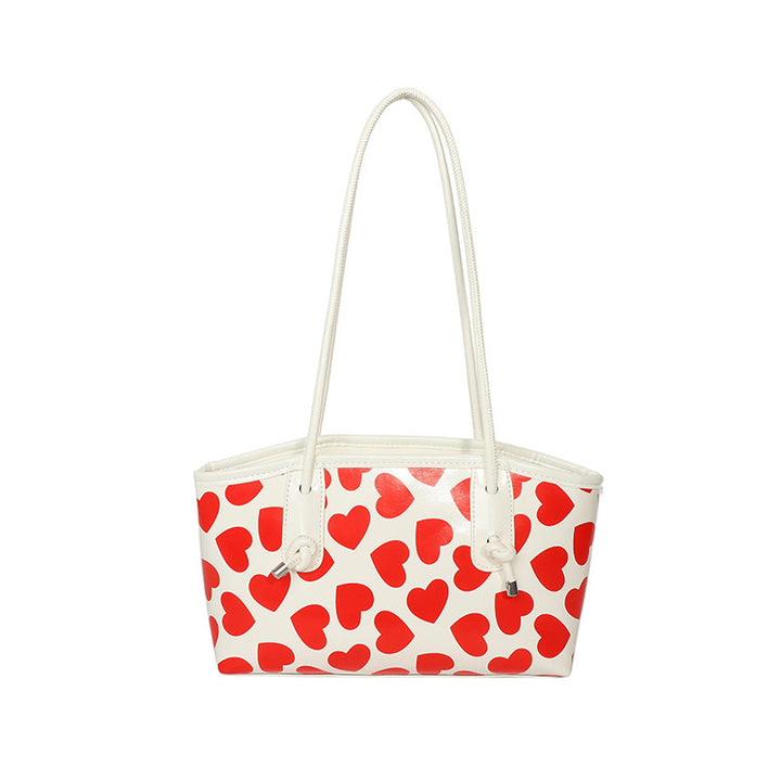 WoCasual Heart-Patterned Tote Bag Stornfield