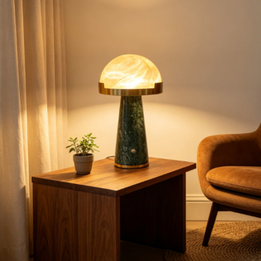 Elegant Sculptural Desk Lamp