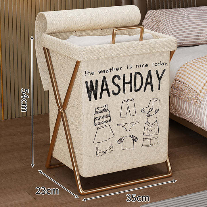 Collapsible Linen Laundry Hamper