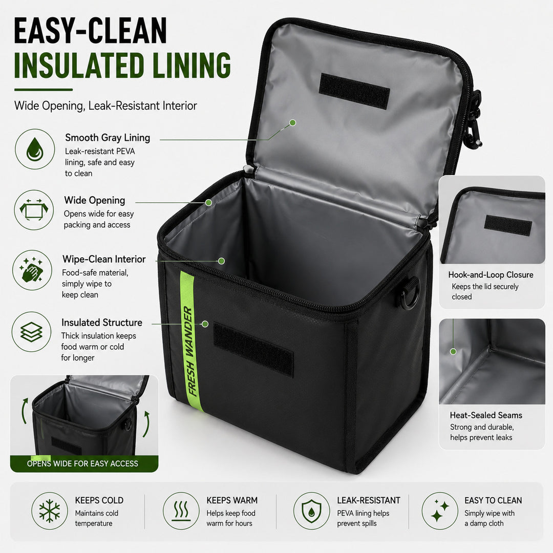Insulated Compact Lunch Cooler