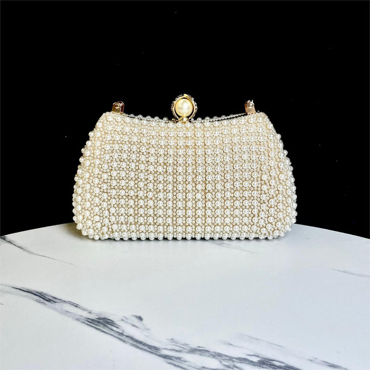 Pearl Beaded Evening Handbag