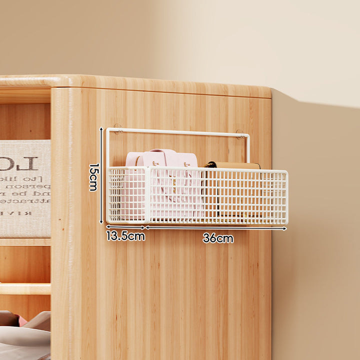 Over-the-Door Multi-Tier Metal Grid Hanging Storage Organizer