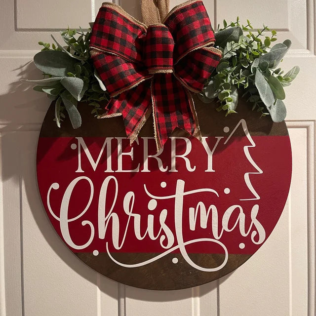 Festive Holiday Welcome Sign