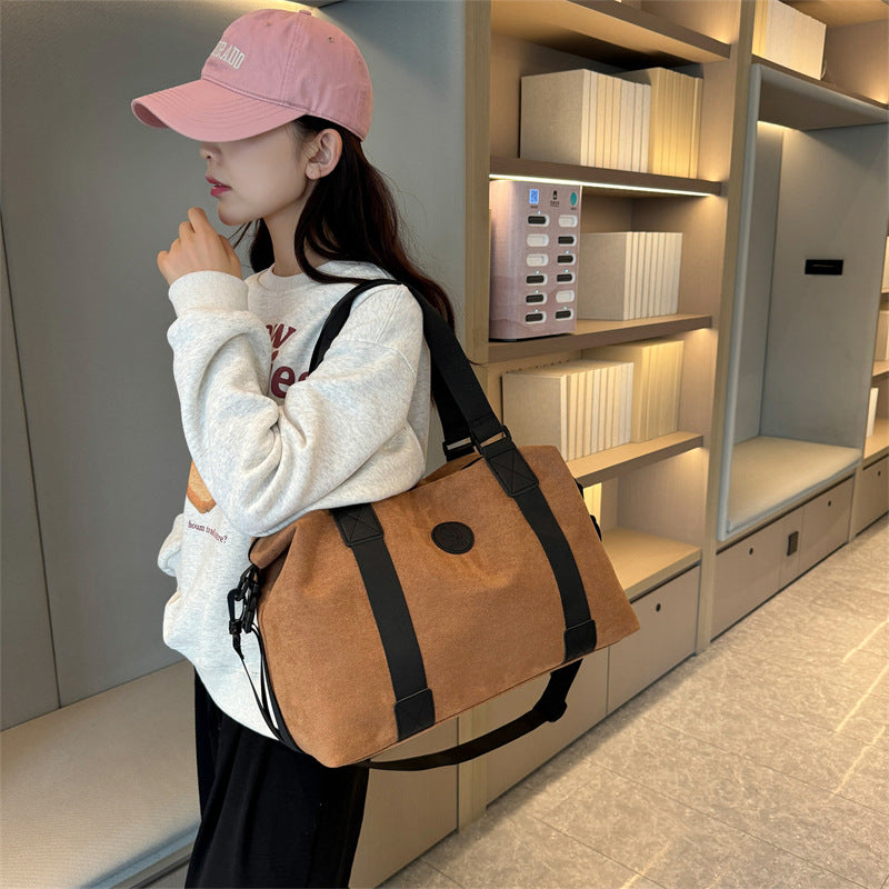 Soft Suede Weekend Travel Duffle
