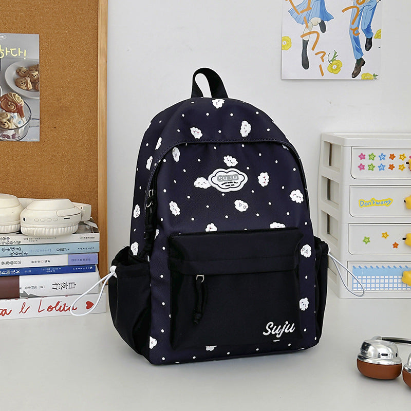 Fun Cloud-Patterned Casual Backpack Stornfield