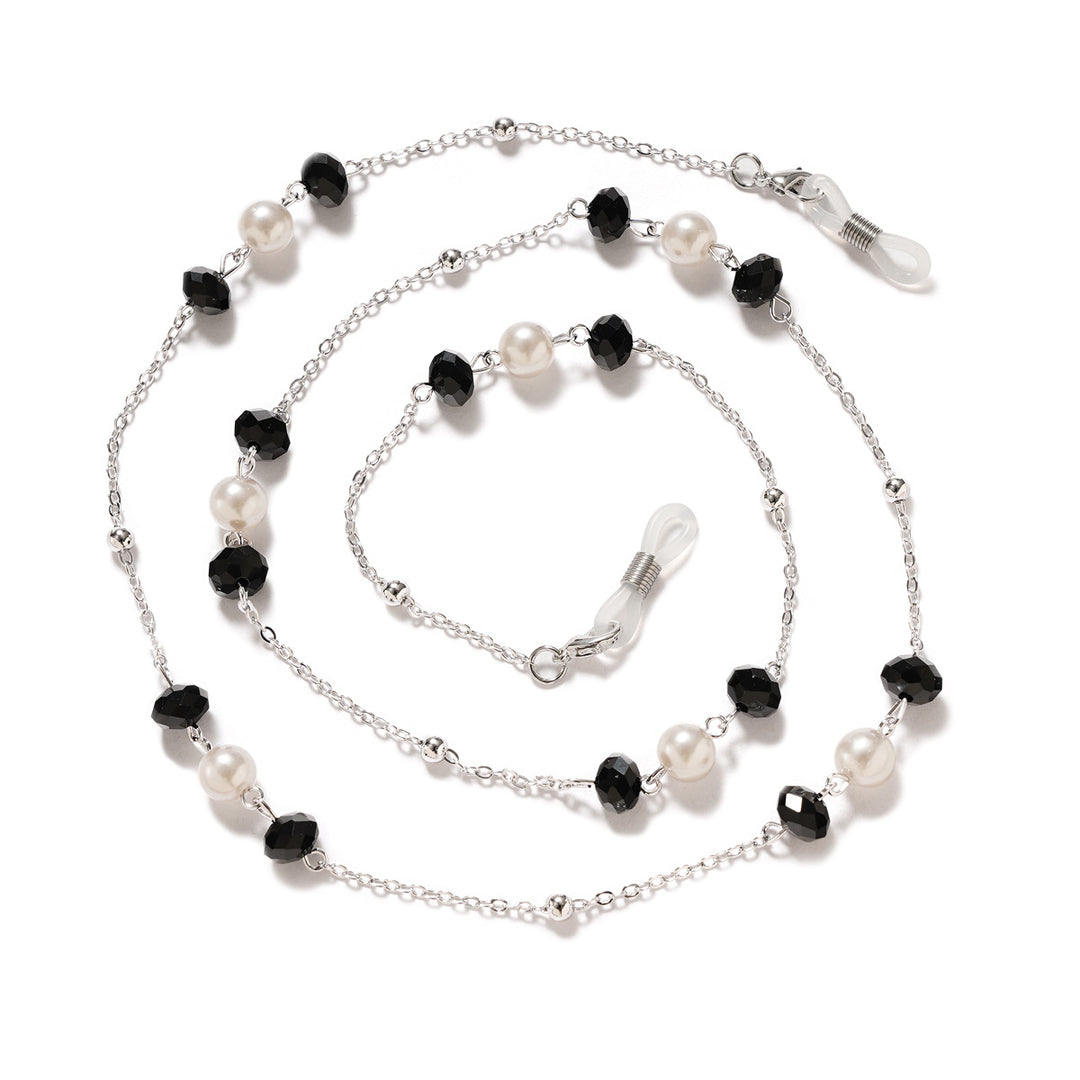 Elegant Pearl and Gemstone Eyewear Chain Stornfield