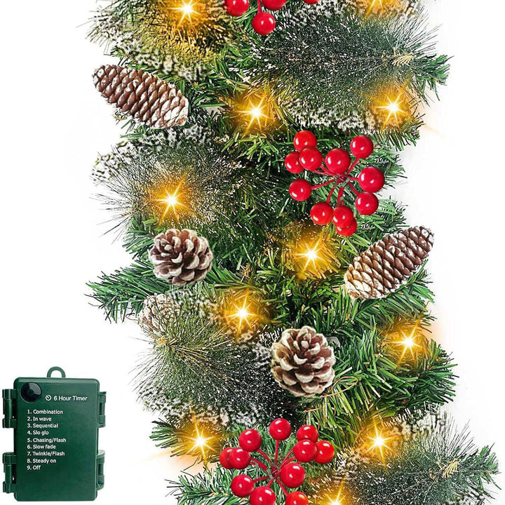 LED Christmas garland