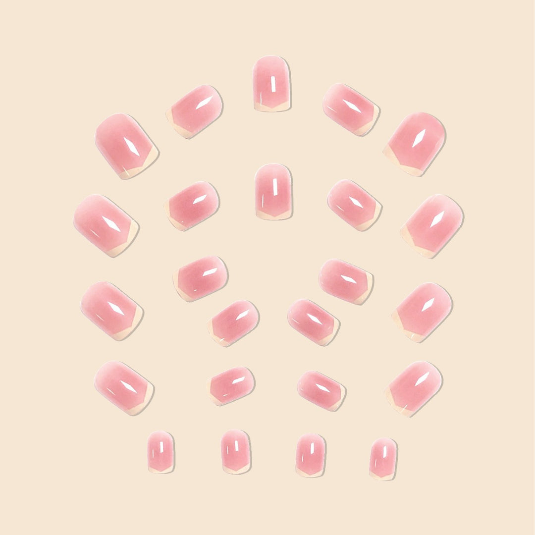 Elegant French Tip Gel Nail Art