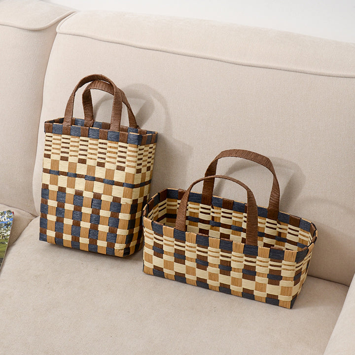 Handwoven Storage Tote Stornfield