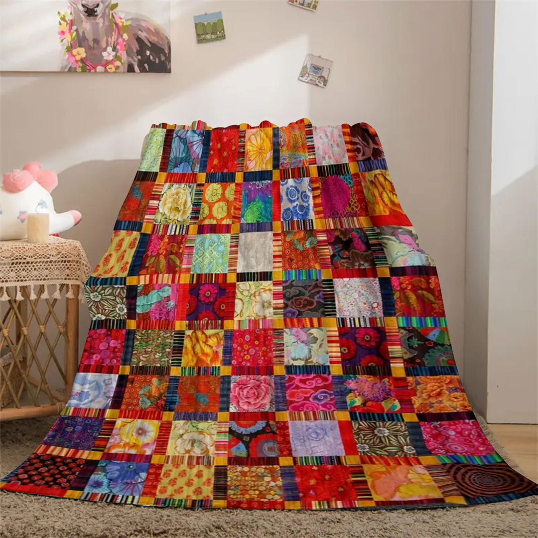 Patchwork Throw Blanket