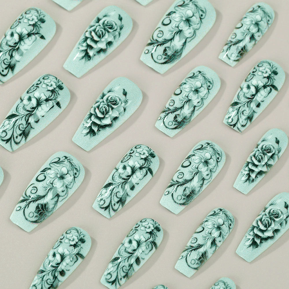 Floral Pattern Nail Art Stornfield