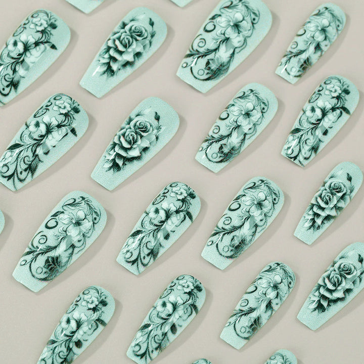 Floral Pattern Nail Art Stornfield