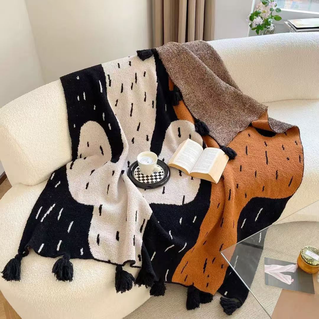 Decorative Knit Blanket