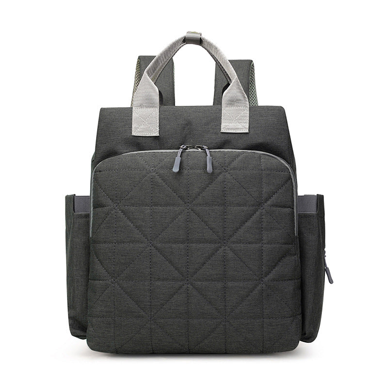 Quilted Multi-Functional Backpack