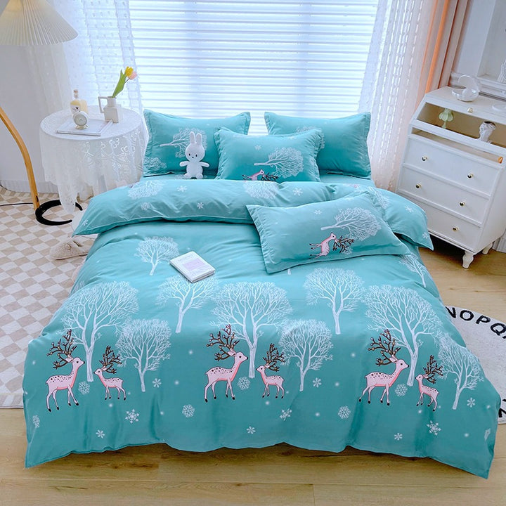 Floral Printed Duvet Cover Set