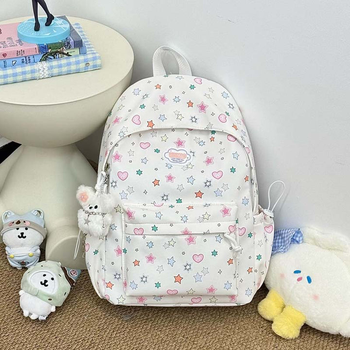 Playful Star-Print Backpack Stornfield