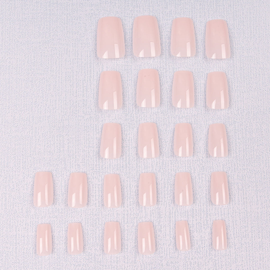 Glossy Natural Nail Finish