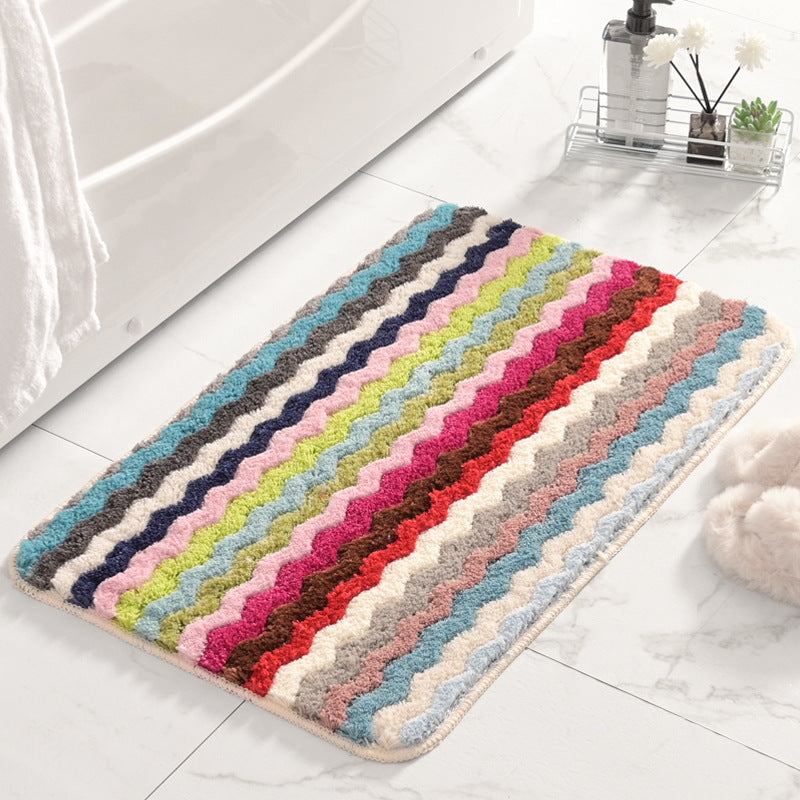 Fringed Chevron Bath Mat Stornfield