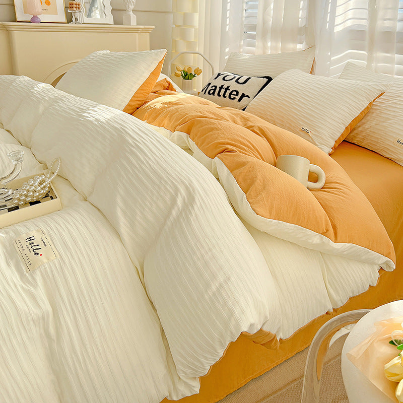 Luxurious Textured Bedding Set