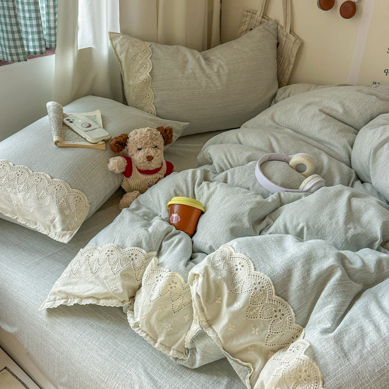 Elegant Embroidered Bedding Set