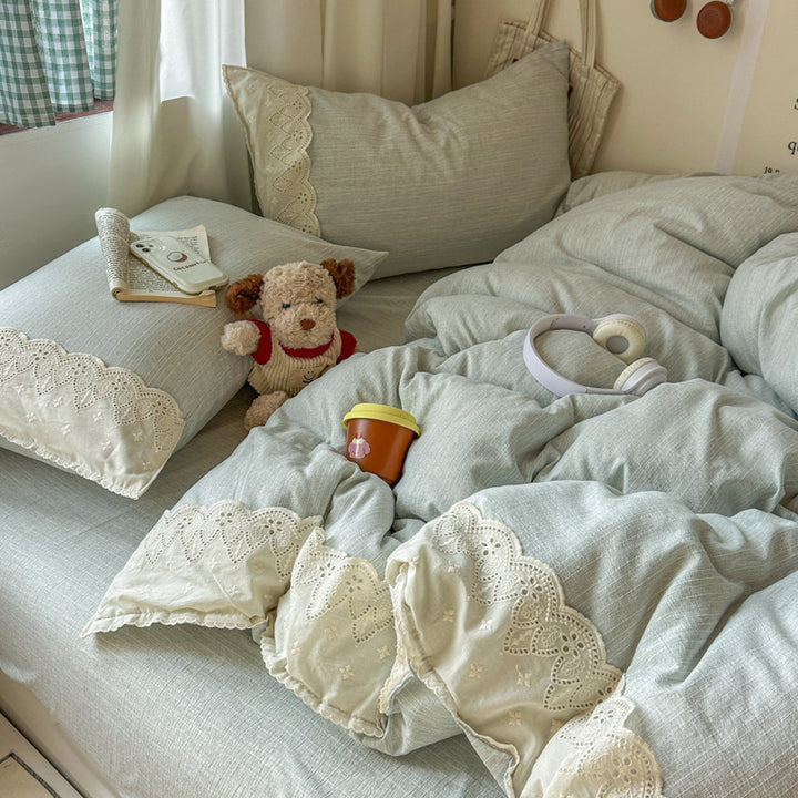 Elegant Embroidered Bedding Set
