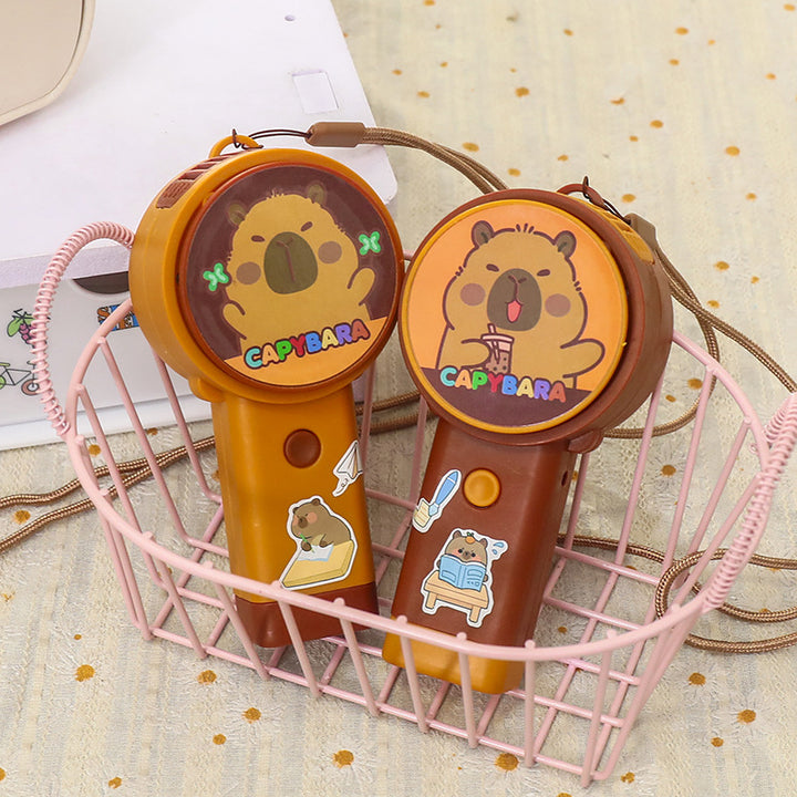 Portable Usb Mini Fan with Creative Capybara Design Stornfield