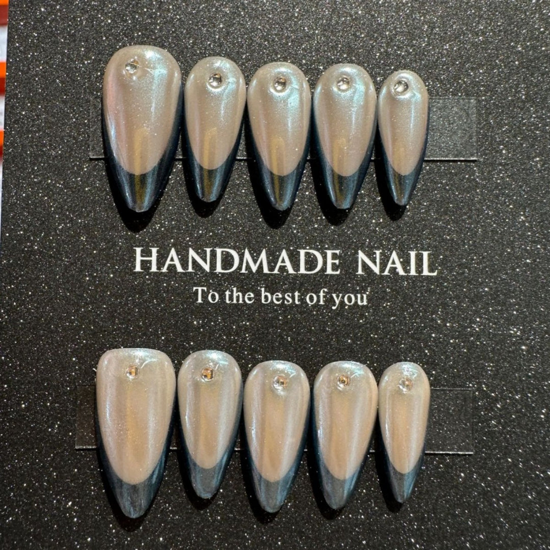 Handmade Elegant Press-On Nail Set