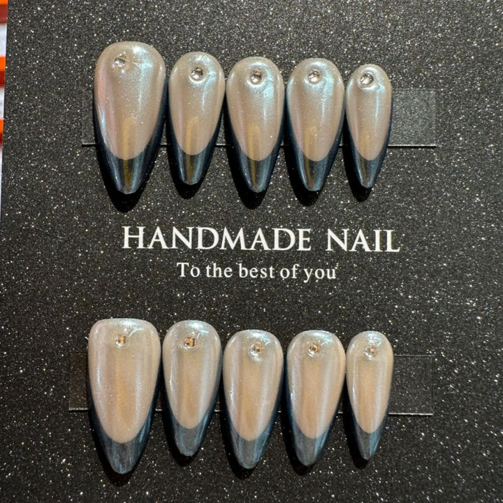 Handmade Elegant Press-On Nail Set