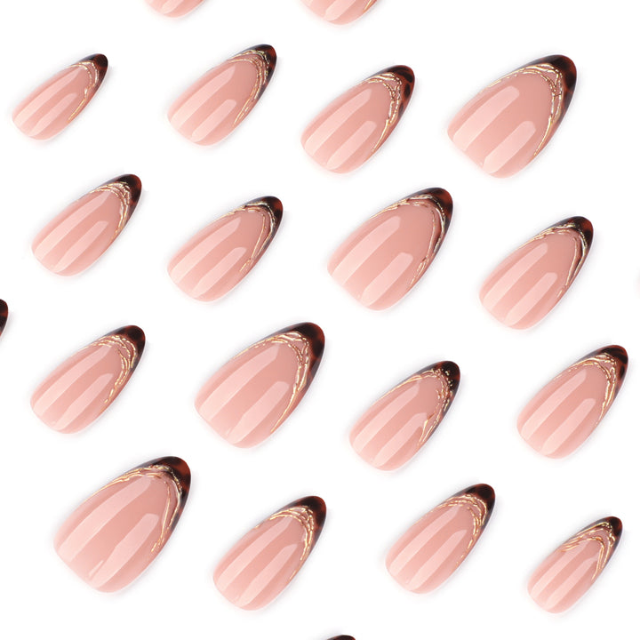 Artistic stiletto nails with luxurious glitter design Stornfield