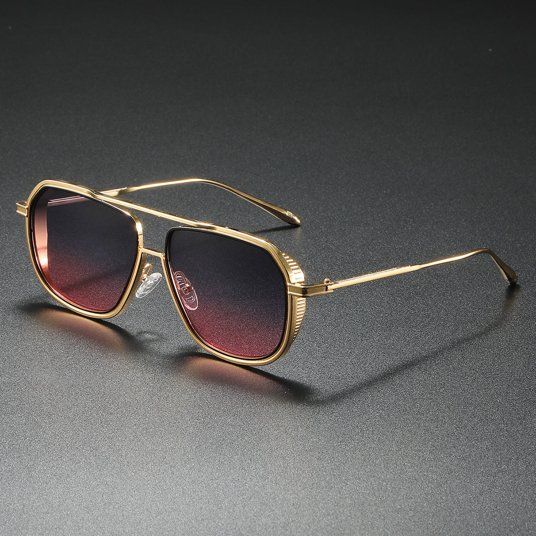 Women's Elegant Sunglasses with Angular Metal Frame Stornfield
