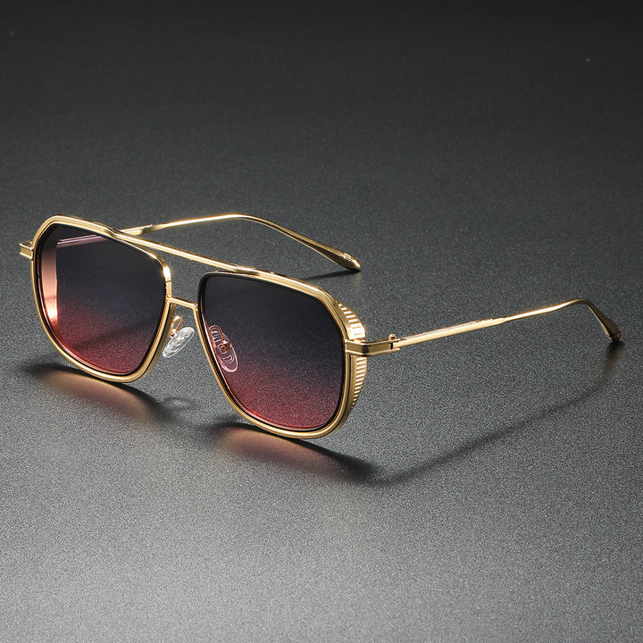 Women's Elegant Sunglasses with Angular Metal Frame Stornfield