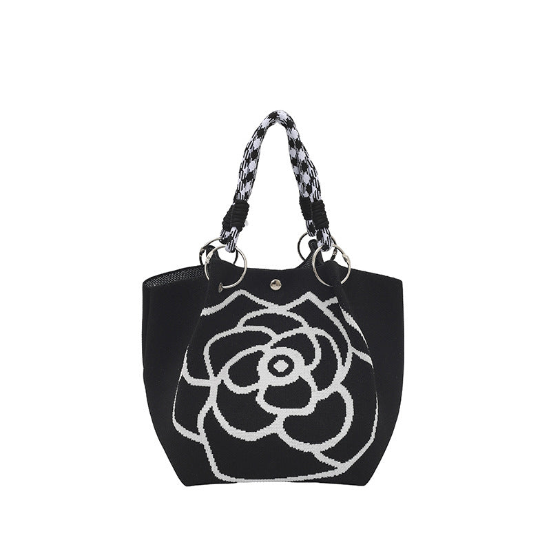 WoFloral Print Textured Handbag Stornfield