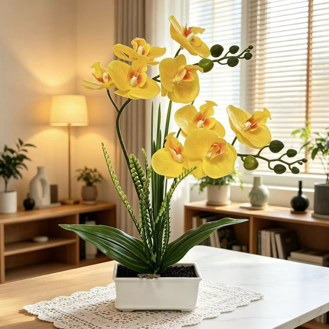 Artificial Orchid Plant Arrangement 1790480743 for Home Decor and Display