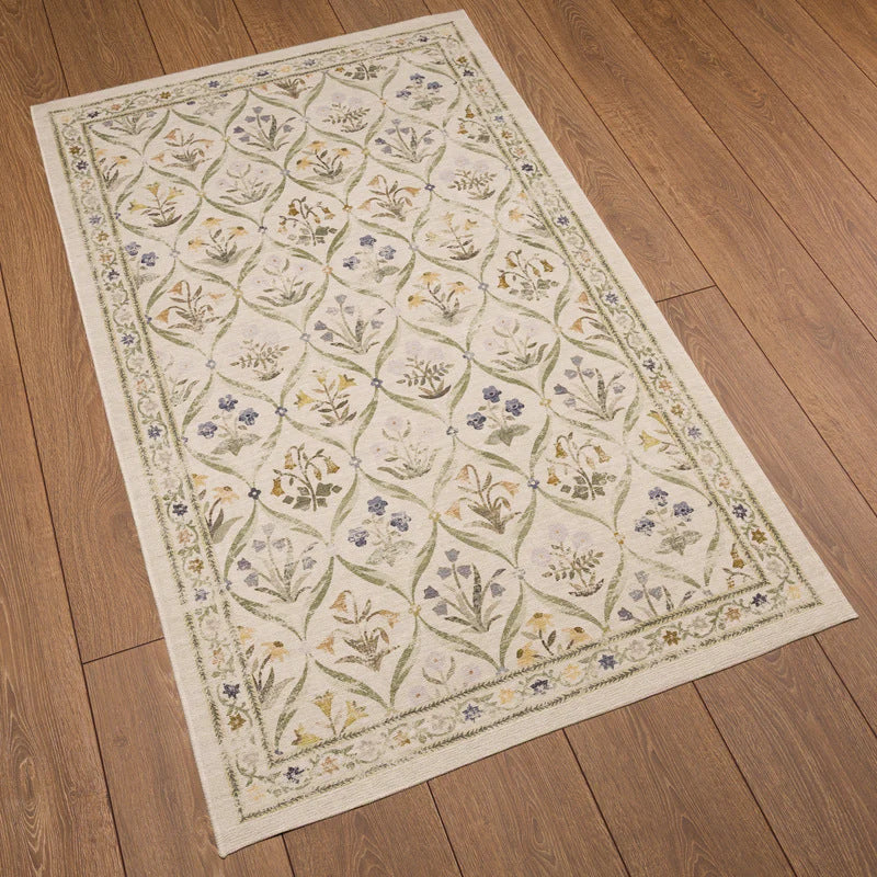 Flower pattern Decorative Rug
