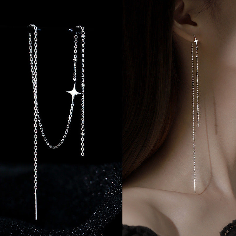 Elegant Y-Necklace with Sparkling Pendant Stornfield