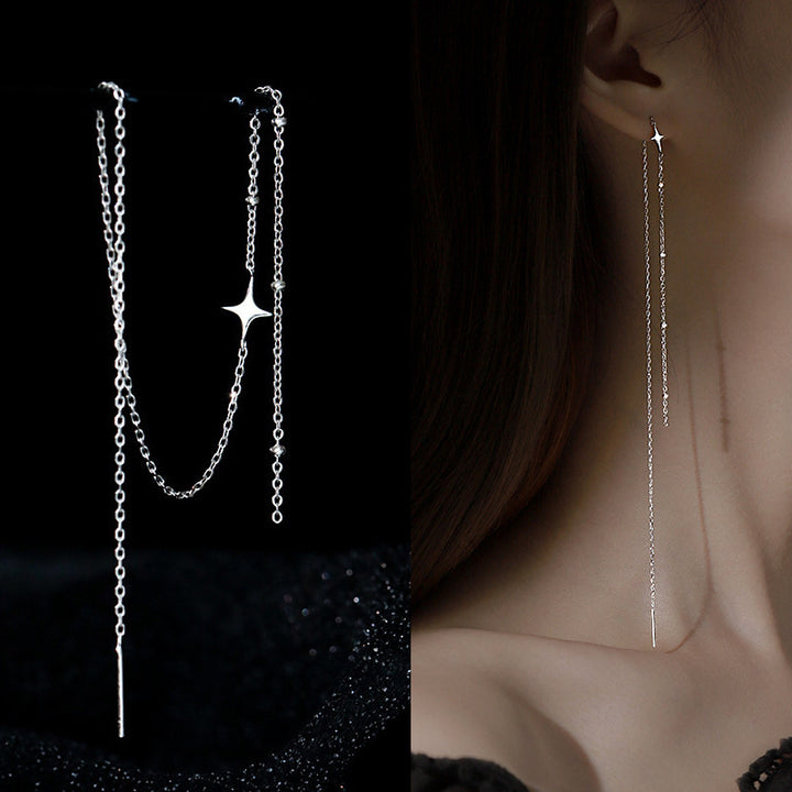 Elegant Y-Necklace with Sparkling Pendant Stornfield