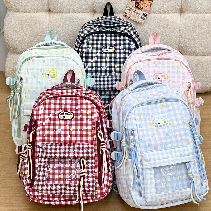 Playful Graphic Patterned School Backpack Stornfield