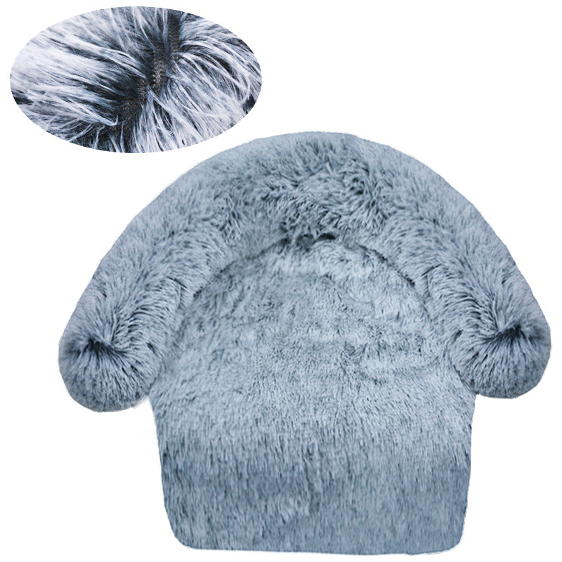 Fluffy Round  Sofa  Dog Bed