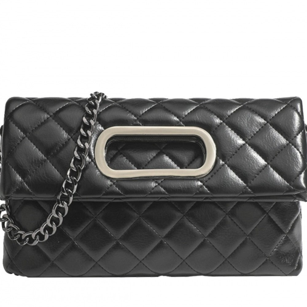 Quilted Evening Clutch Purse