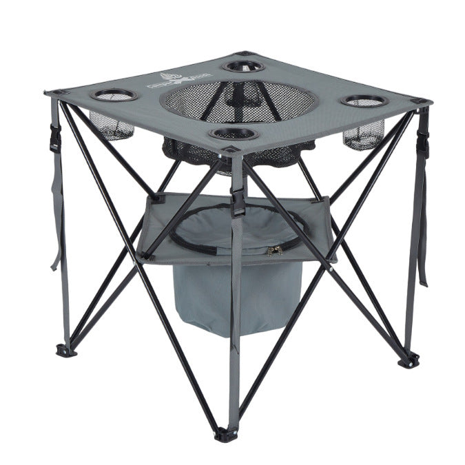 Folding table with cup holders Stornfield
