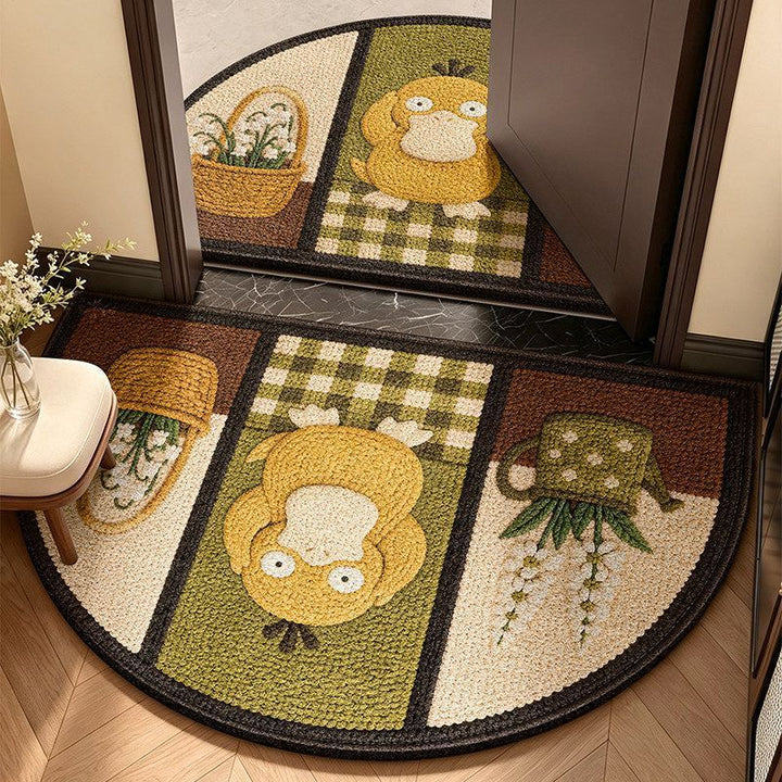 Cat-Themed Round Area Rug