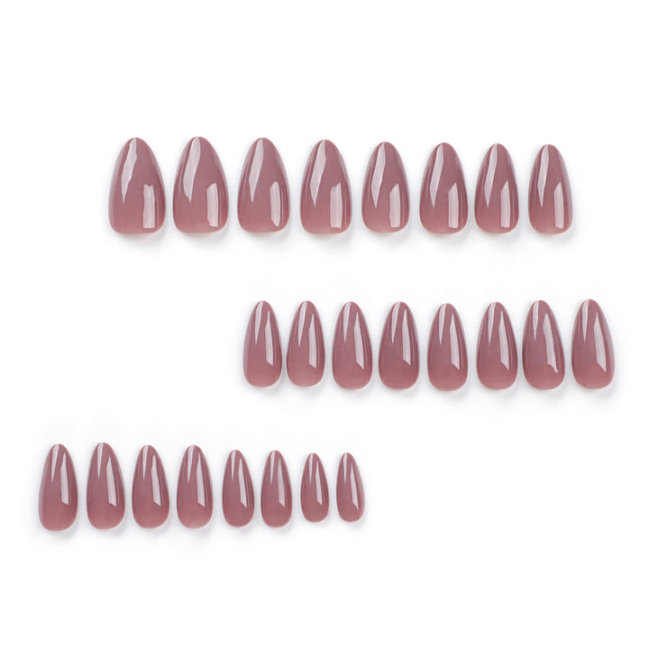 High-quality nail extensions in elegant almond shape Stornfield
