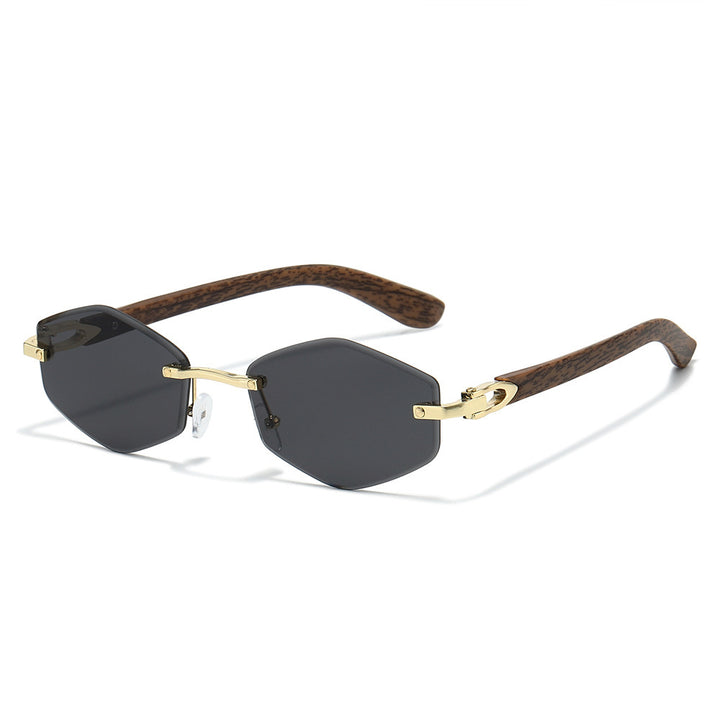 Futuristic Hexagonal Frame Sunglasses Stornfield