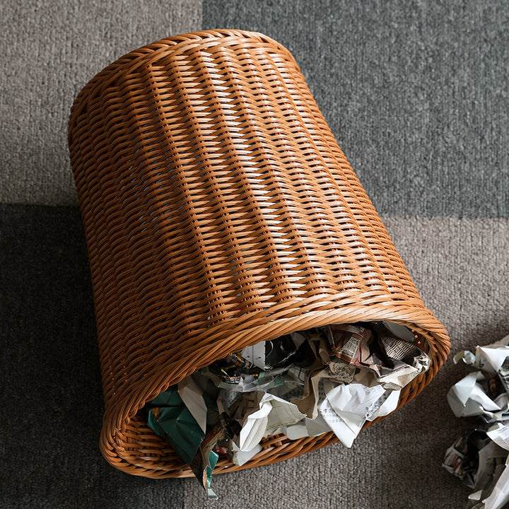 Unisex Elegant Waste Bin made of woven material Stornfield