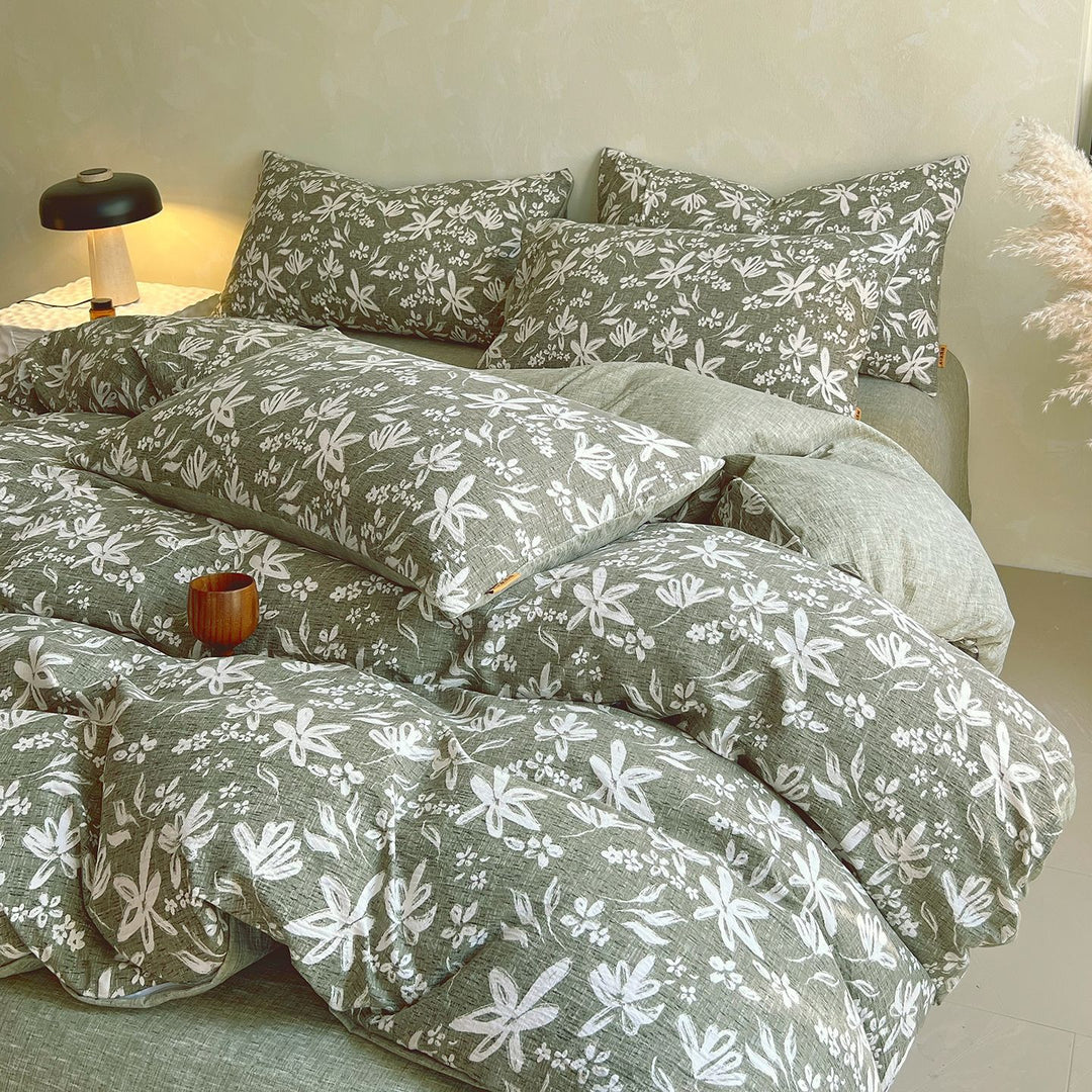 Floral Patterned Duvet Cover Set 1792801681