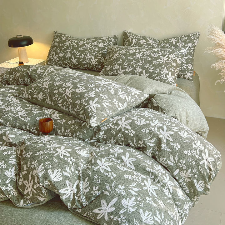 Floral Patterned Duvet Cover Set 1792801681