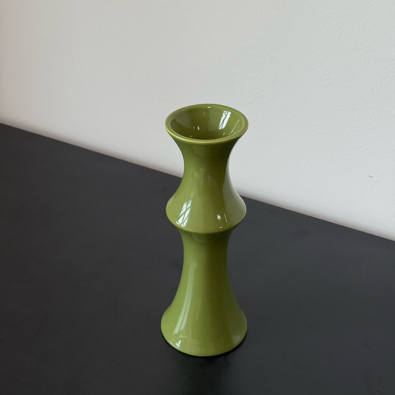 Sculptural Glossy Ceramic Vase