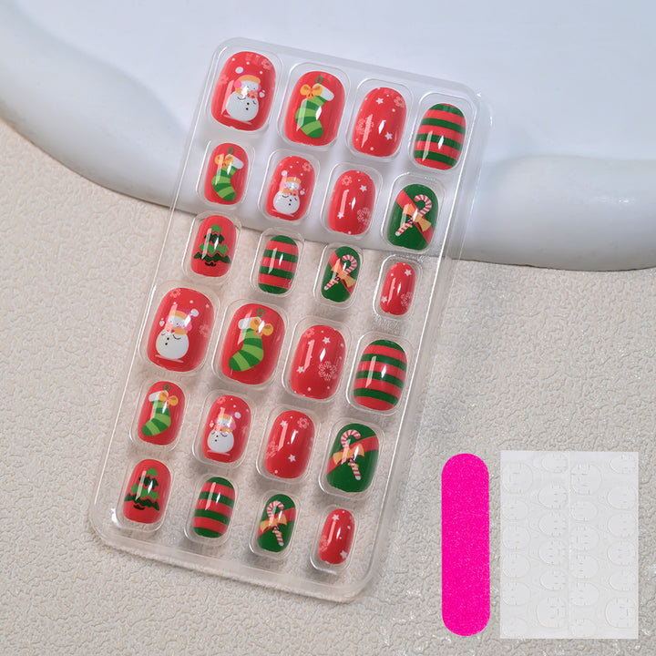 Themed Summer Beach Nail Art Press-On Nails Stornfield