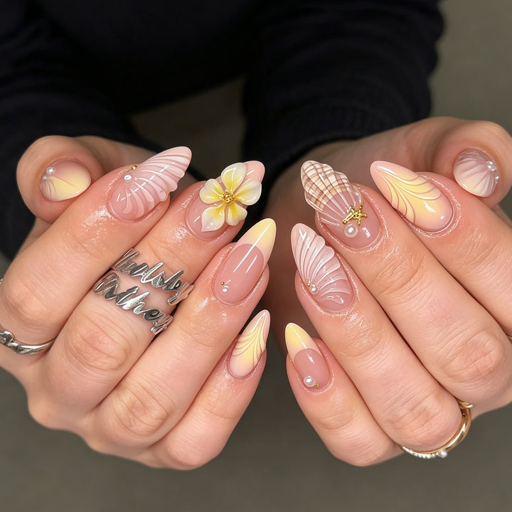 Decorative Press-On Nail Art Set Stornfield